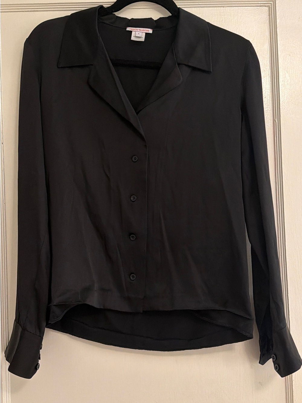 Frances Valentine Katherine Shirt Black